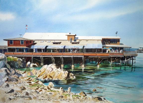 Monterey, Carmel and Big Sur Area Watercolors by Augusto Argandona