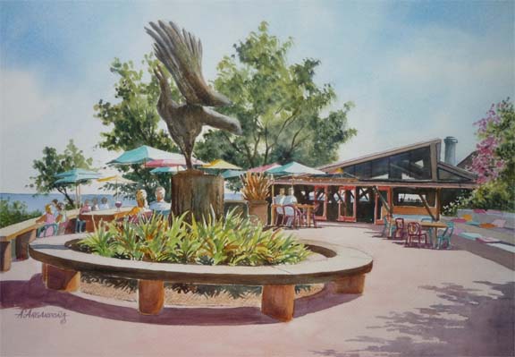 Monterey, Carmel and Big Sur Area Watercolors by Augusto Argandoña